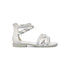 Sandali bianchi e argento da bambina con strass Swish Jeans, Scarpe Bambini, SKU k285000301, Immagine 0